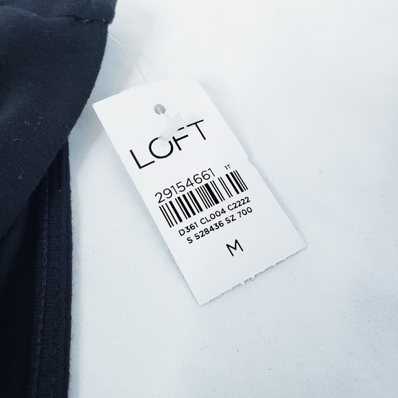 *Last Chance* NWT LOFT Beach V-neck Sleeveless Jumpsuit Black Jogger Jumper - Picture 12 of 14